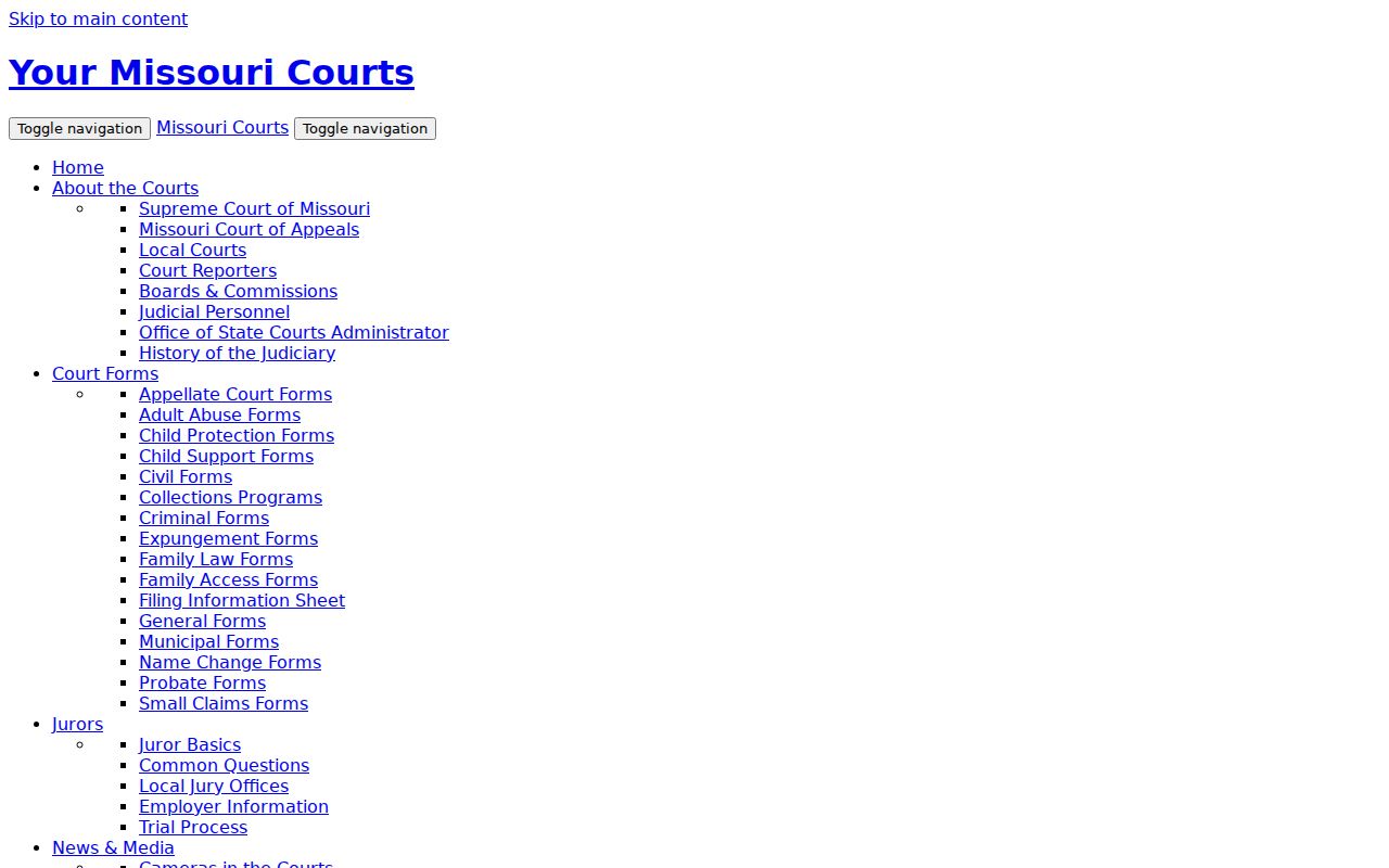 Nodaway County court docket Missouri Courts home page
