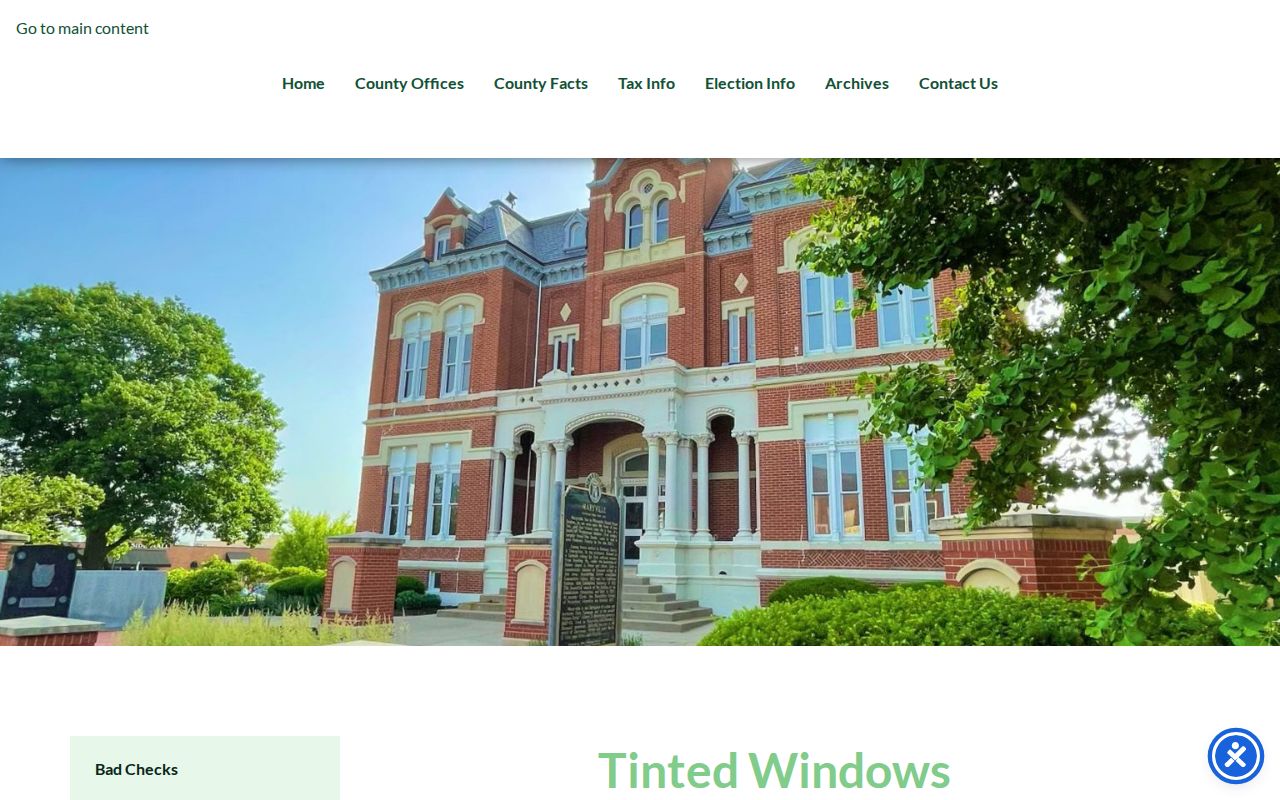 Nodaway County traffic court record tinted-window compliance process